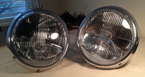 Freshly restored H1 headlights